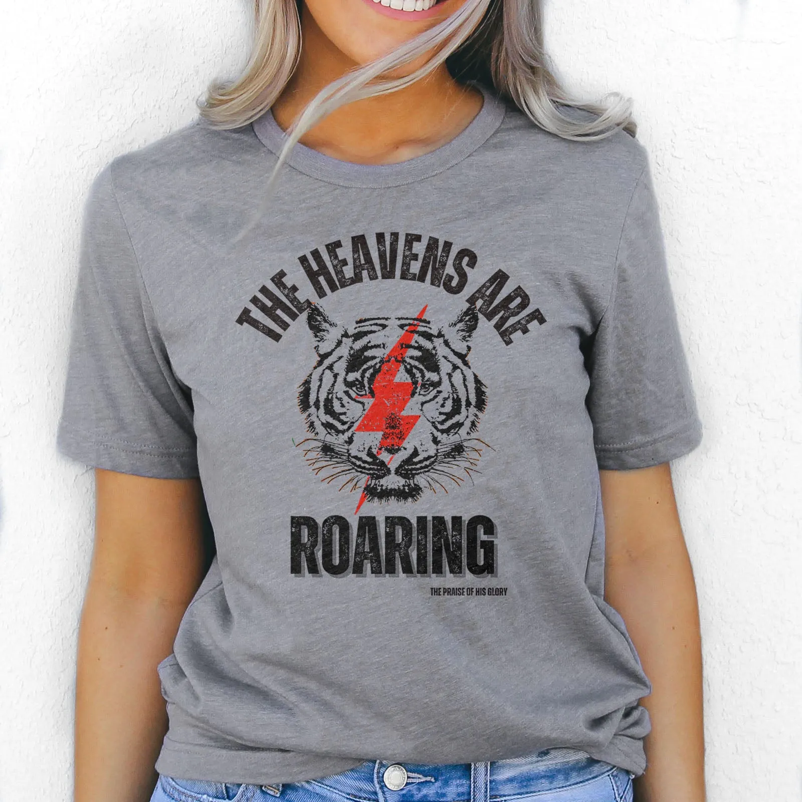 The Heavens Are Roaring Tee sold by Faithful and Co. product image thumbnail 2