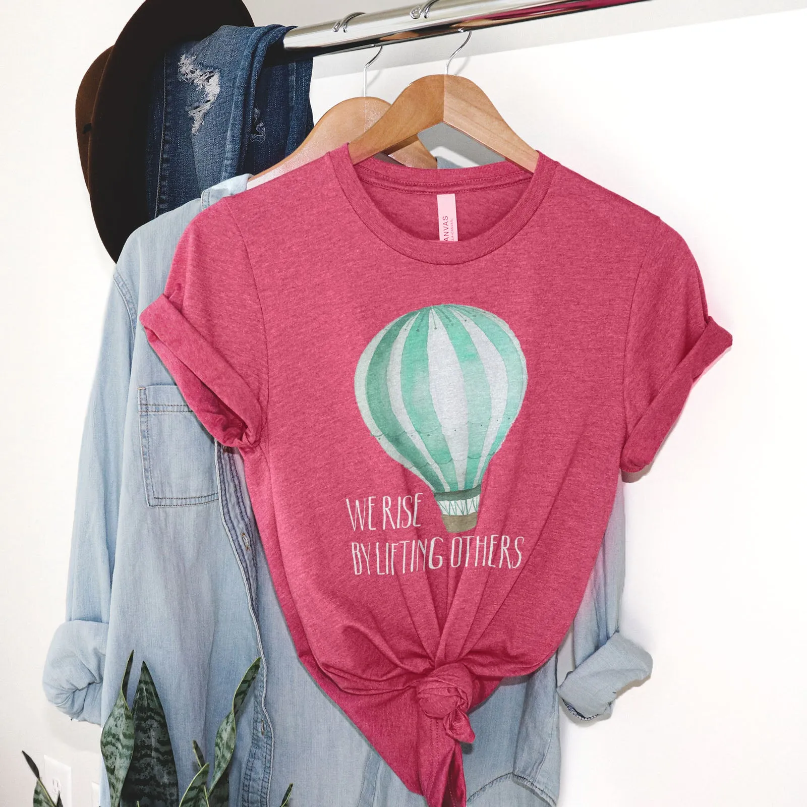 We Rise By Lifting Others - Air Balloon Tee sold by Faithful and Co. product image thumbnail 4