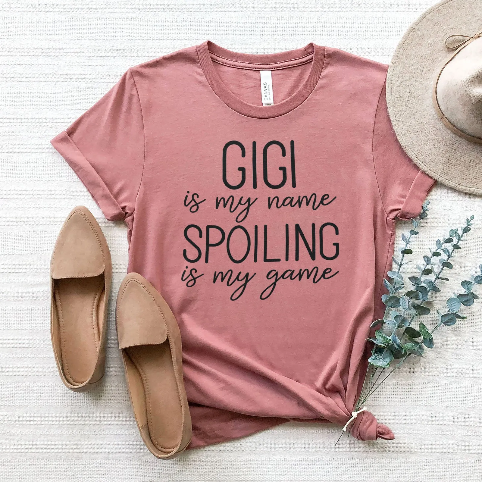 Gigi Is My Name Spoiling Is My Game Tee sold by Faithful and Co.