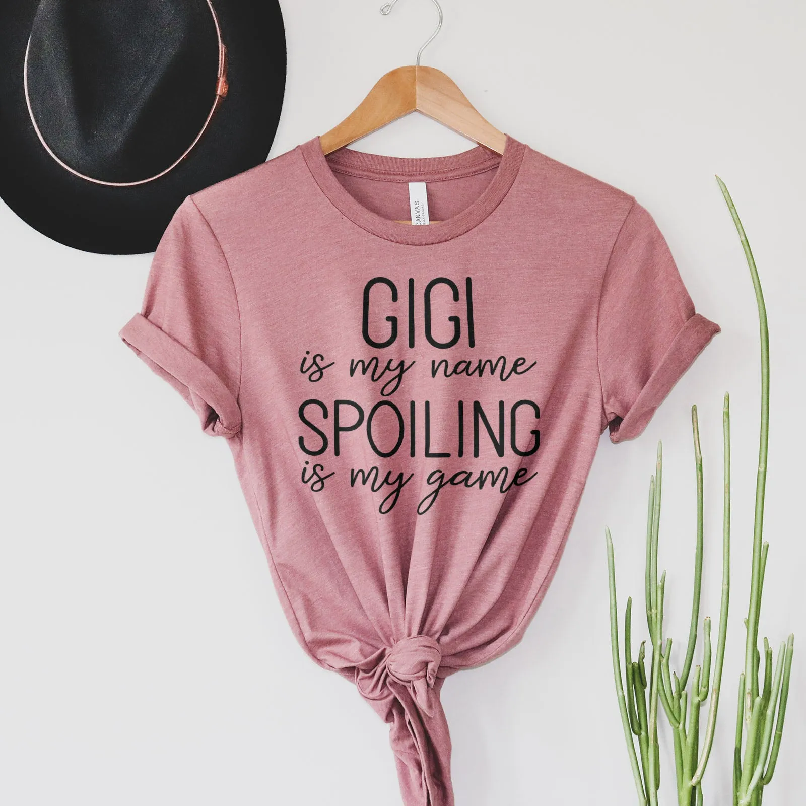 Gigi Is My Name Spoiling Is My Game Tee sold by Faithful and Co. product image thumbnail 4