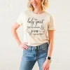 The Holy Spirit Has My Mouth & Jesus Has My Back Tee sold by Faithful and Co.