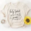 The Holy Spirit Has My Mouth & Jesus Has My Back Tee sold by Faithful and Co.