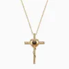 Heart and Cross Personalized Bible Verse Necklace sold by Faithful and Co.