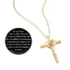 Heart and Cross Personalized Bible Verse Necklace sold by Faithful and Co.