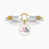 He Can Heal Cancer - Matthew 19:26 - Two-Tone Bracelet sold by Faithful and Co.