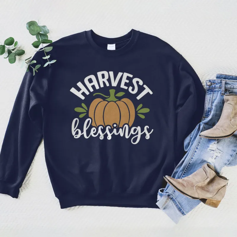 Harvest Blessings Sweatshirt sold by Faithful and Co.