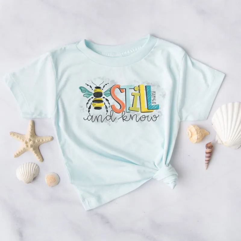 Bee Still And Know Tee sold by Faithful and Co.