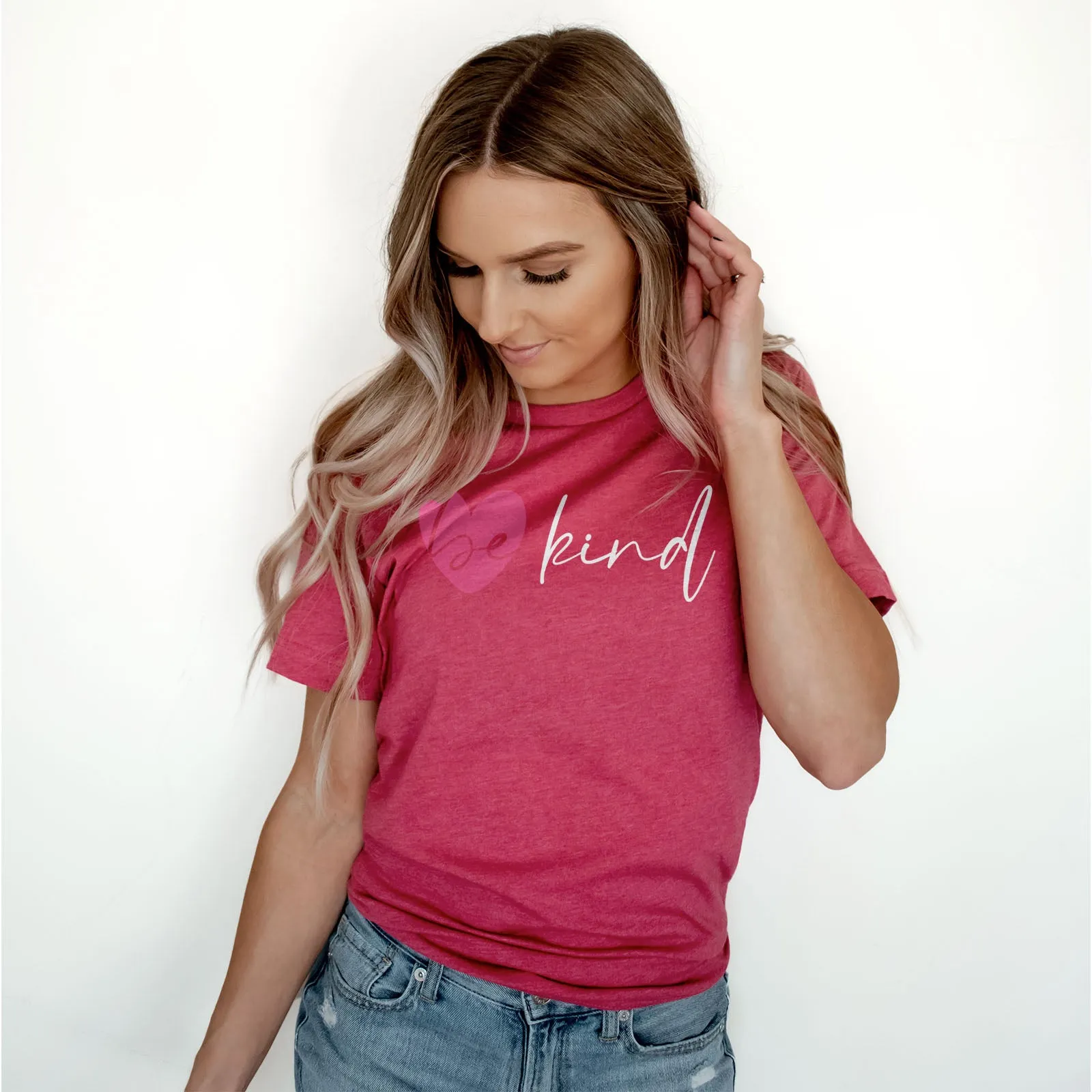 Be Kind Heart Tee sold by Faithful and Co. product image thumbnail 5
