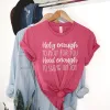 Holy Enough to Pray for You Hood Enough to Swing on You Tee sold by Faithful and Co.