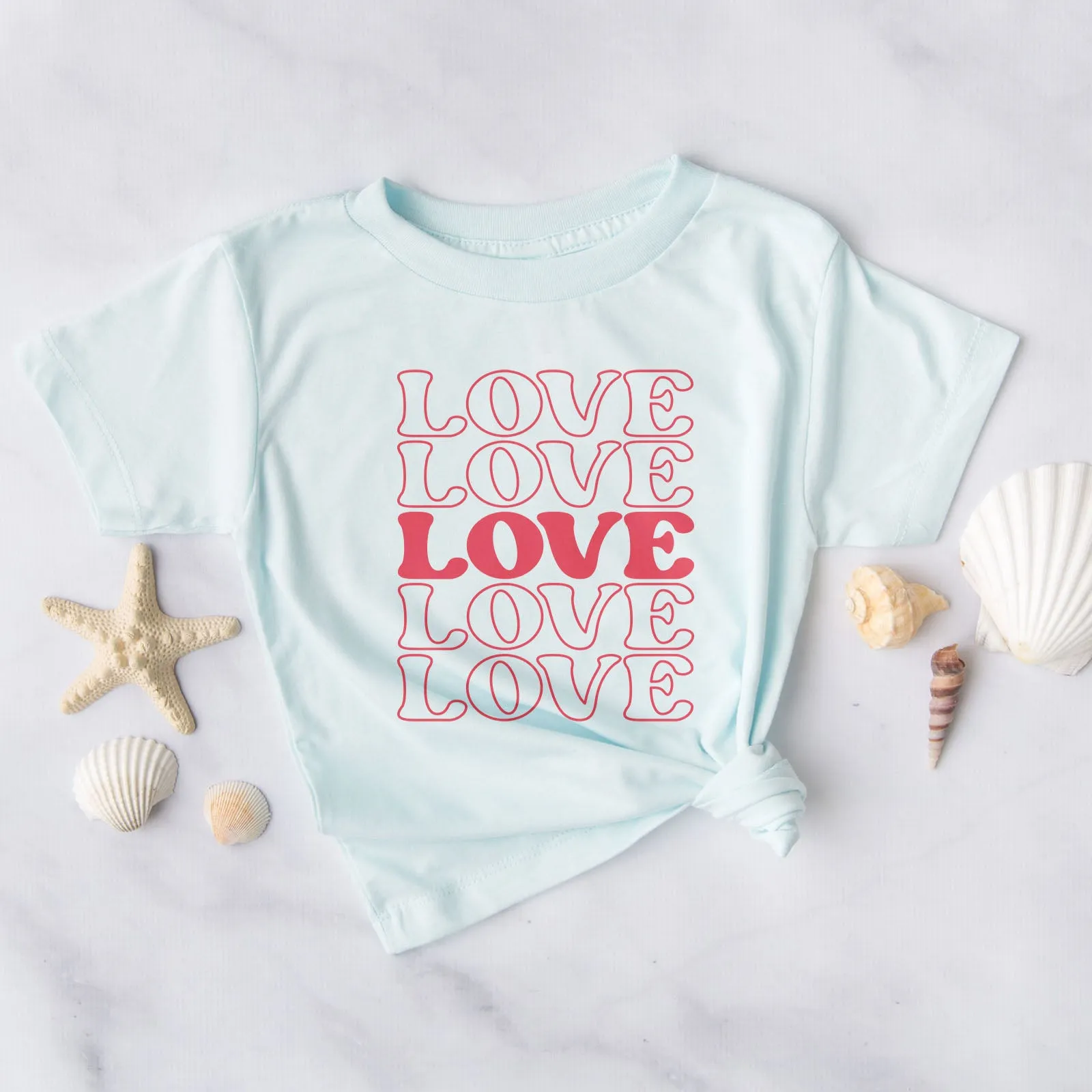 Stacked Love Tee sold by Faithful and Co. product image thumbnail 5