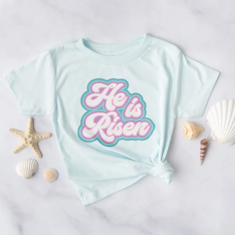 He is Risen Retro Tee sold by Faithful and Co.