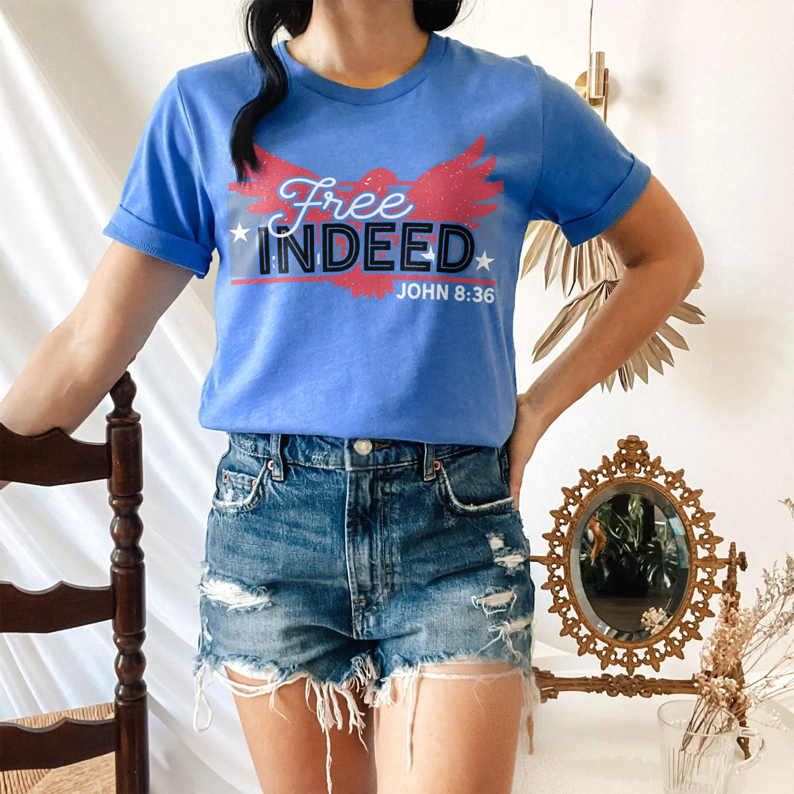 Free Indeed John 8:36 Tee sold by Faithful and Co. product image thumbnail 3