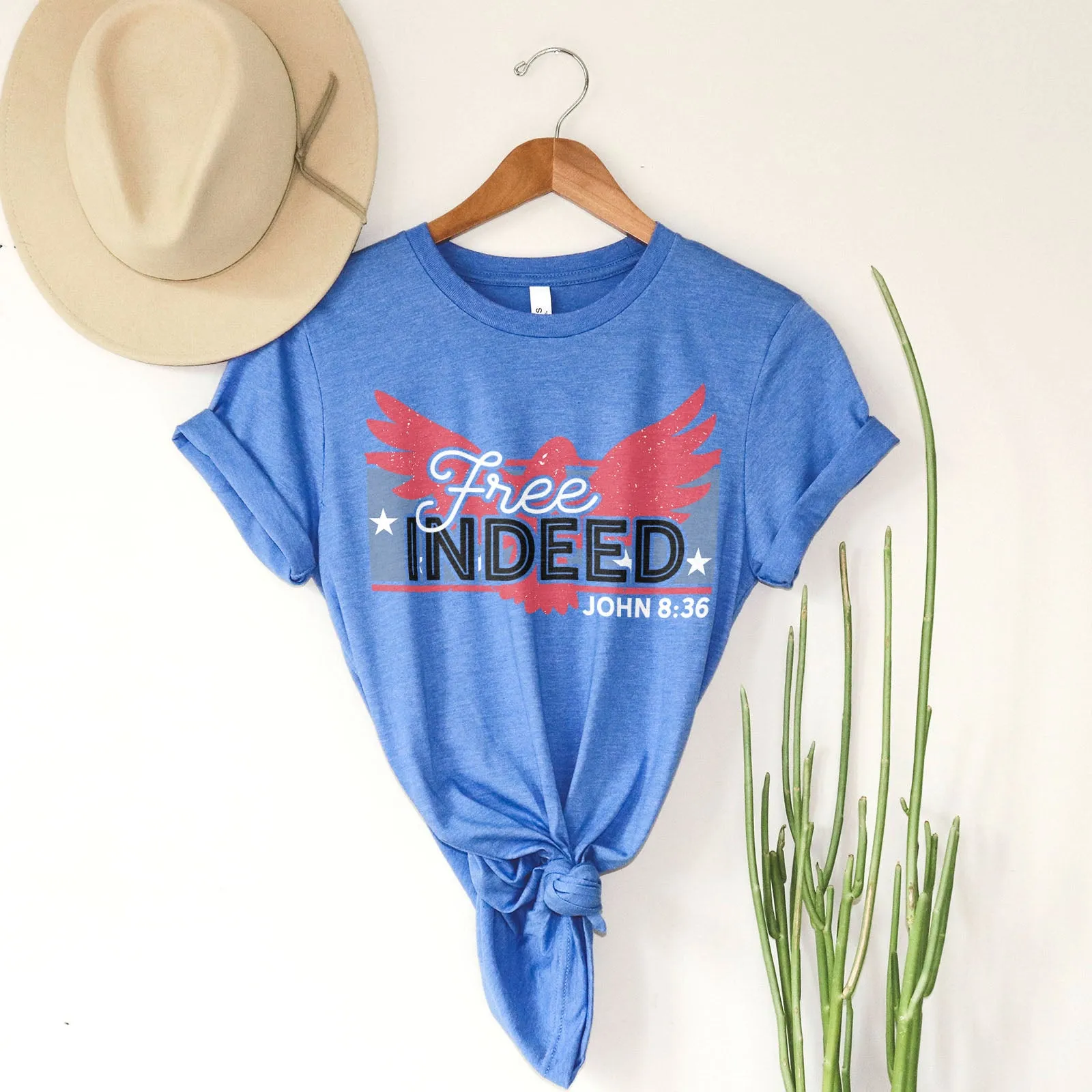 Free Indeed John 8:36 Tee sold by Faithful and Co. product image thumbnail 4