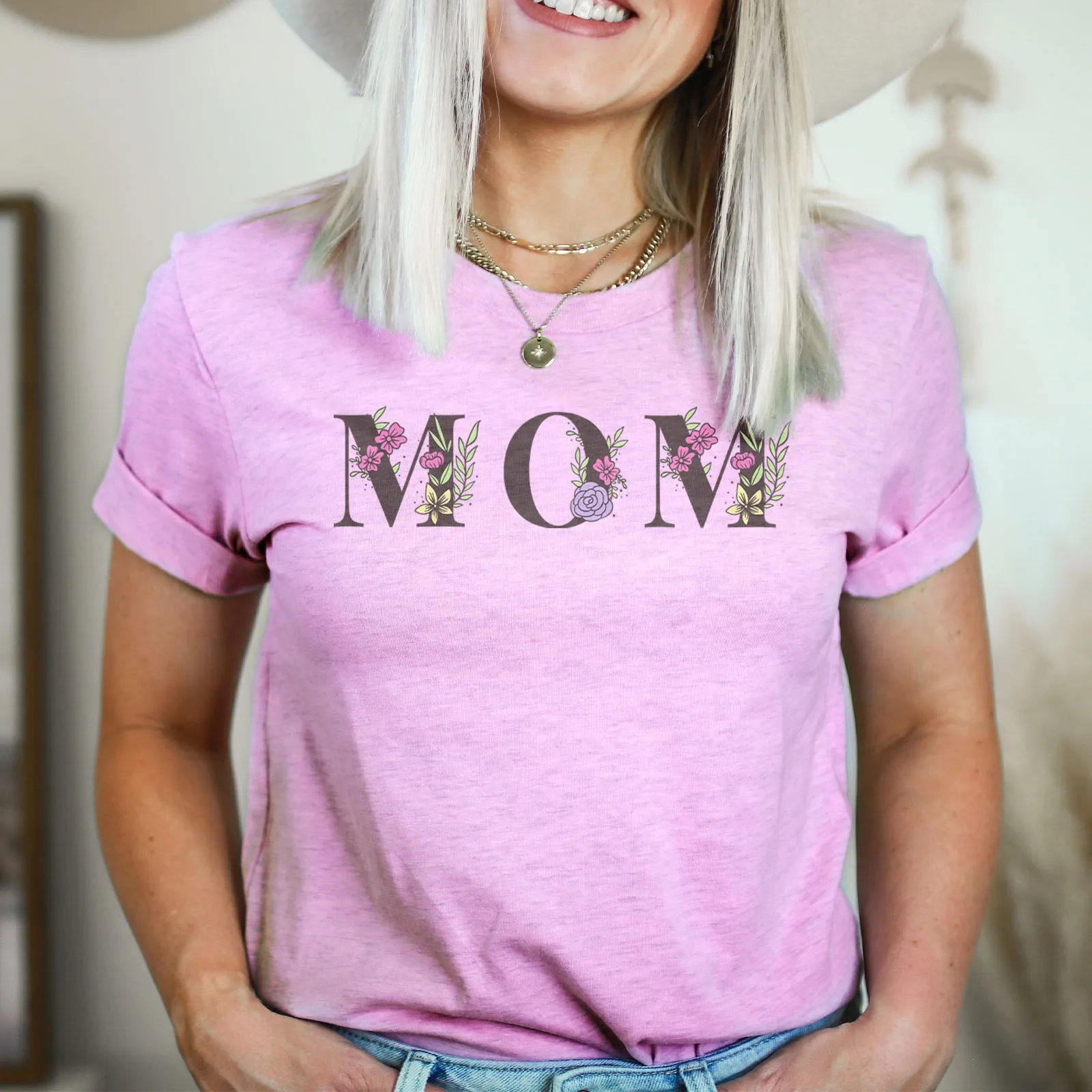 Mom Floral Tee sold by Faithful and Co. product image thumbnail 2