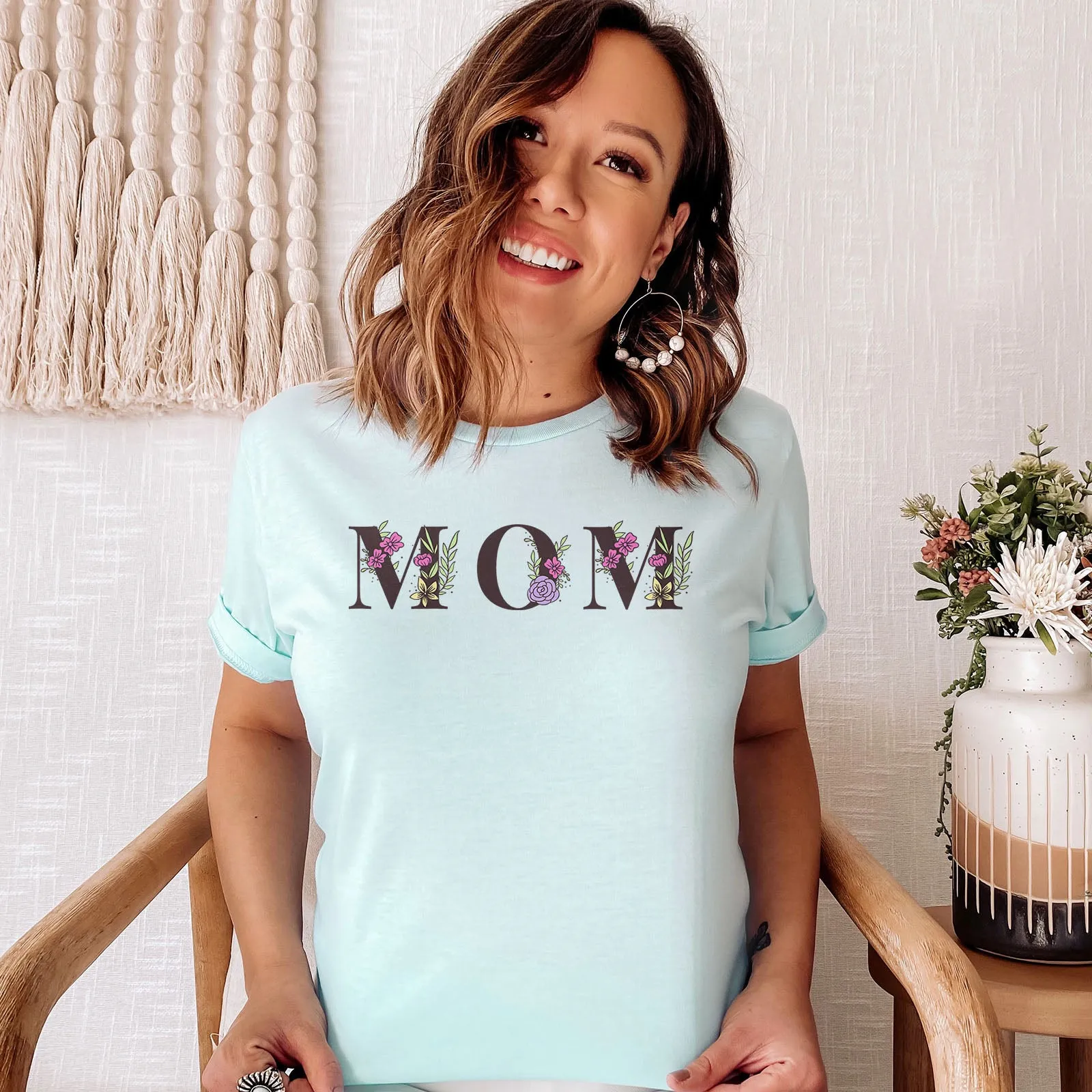 Mom Floral Tee sold by Faithful and Co. product image thumbnail 5