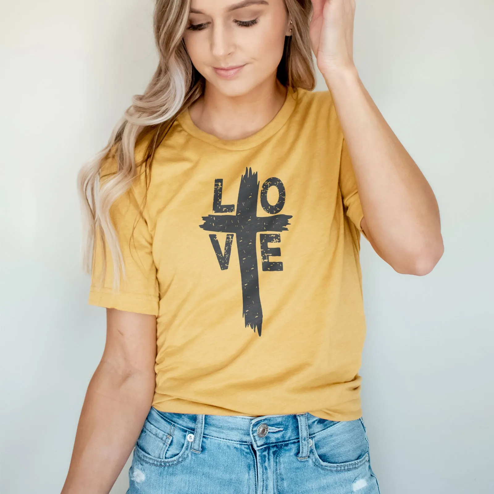 Love Cross Tee sold by Faithful and Co. product image thumbnail 5