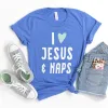 I love Jesus and Naps Tee sold by Faithful and Co.