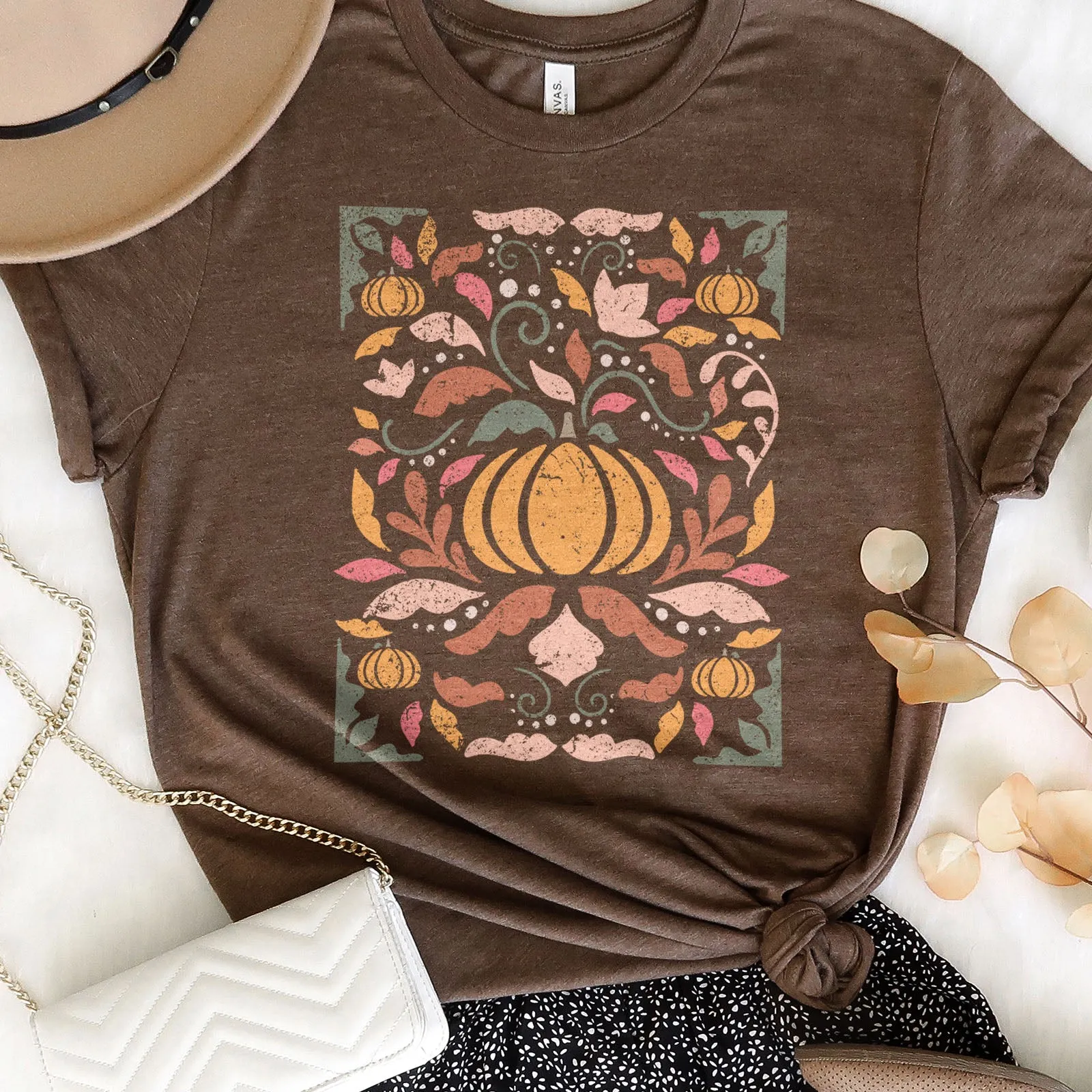 Vintage Fall Floral Tee sold by Faithful and Co.