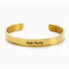 Made Worthy Personalizable Cuff Bracelet sold by Faithful and Co.