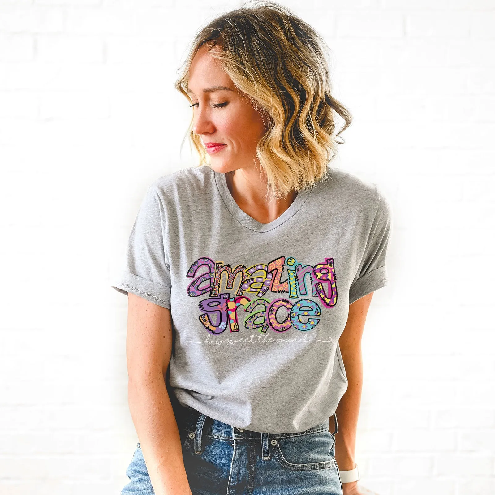 Amazing Grace Tee sold by Faithful and Co. product image thumbnail 2