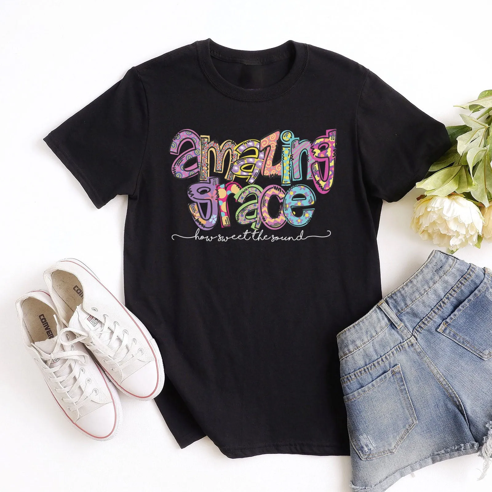 Amazing Grace Tee sold by Faithful and Co. product image thumbnail 5