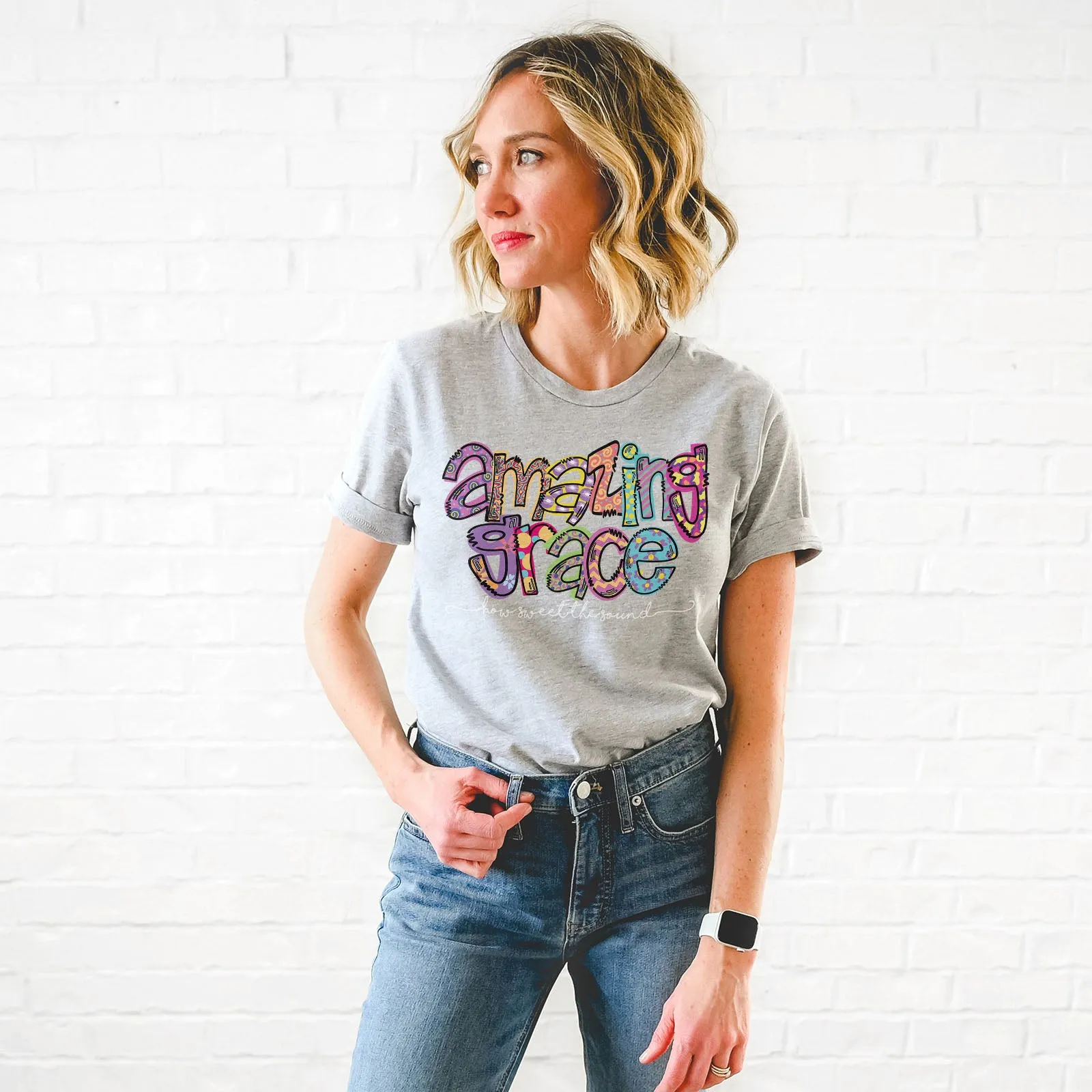 Amazing Grace Tee sold by Faithful and Co. product image thumbnail 3