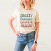 Dance Like Frosty Shine like Rudolph Give like Santa Love Like Jesus Tee sold by Faithful and Co.