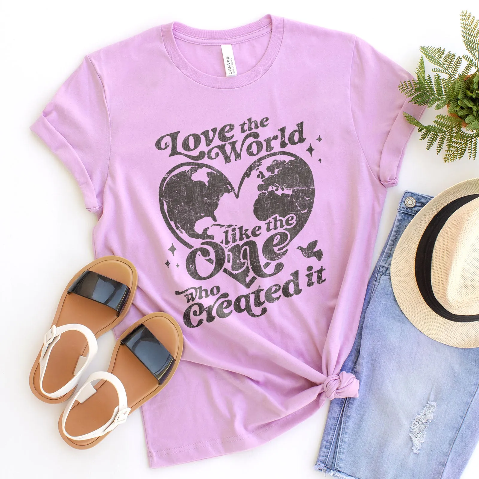 Love The World Like The One That Created It John 3:16 Tee sold by Faithful and Co. product image thumbnail 3