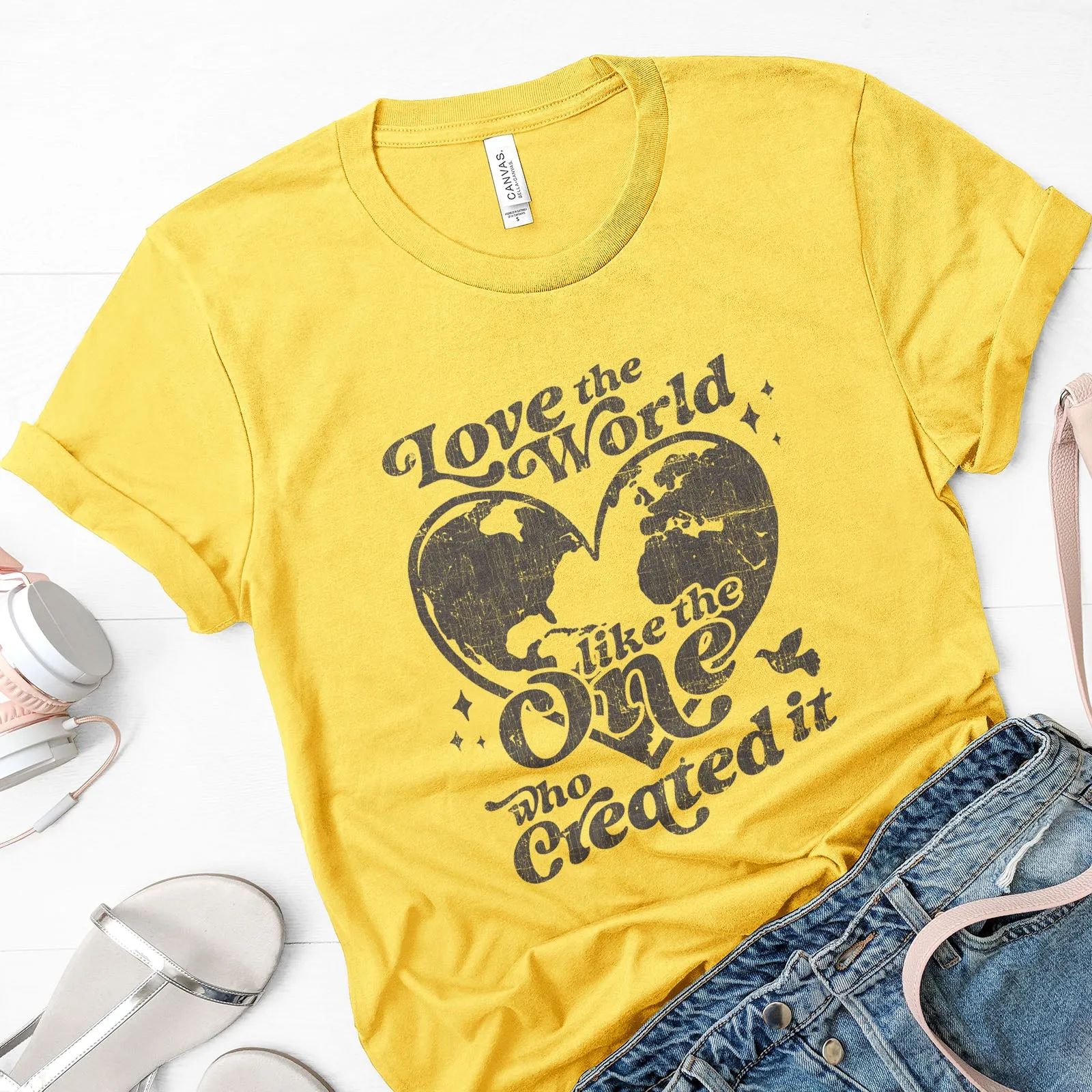 Love The World Like The One That Created It John 3:16 Tee sold by Faithful and Co.