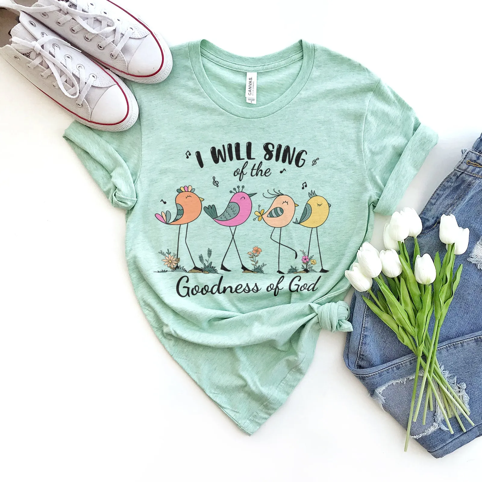 I Will Sing Of The Goodness Of God Tee sold by Faithful and Co.