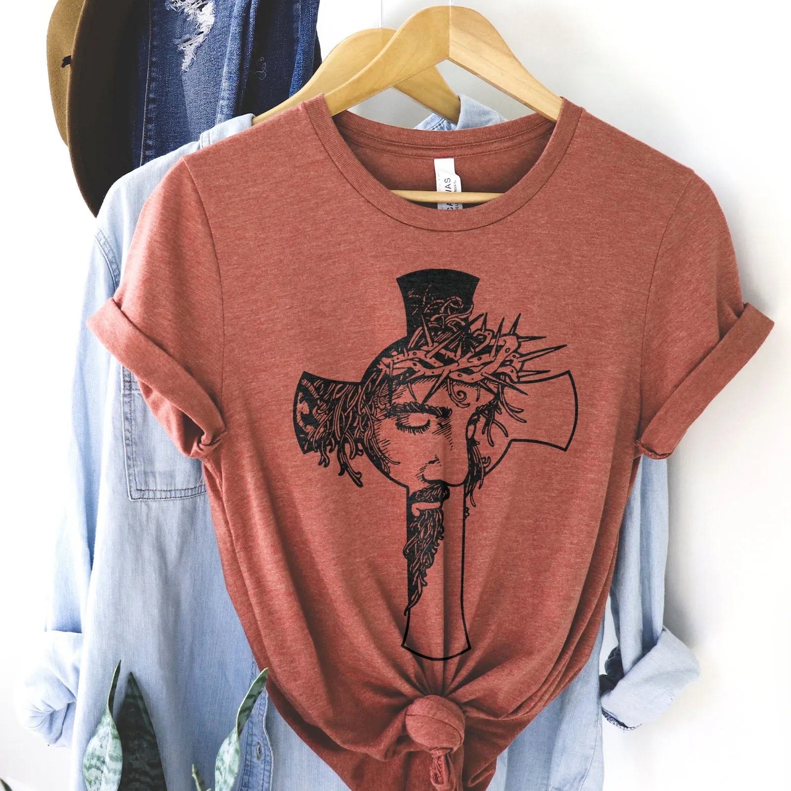 Jesus Cross Tee sold by Faithful and Co. product image thumbnail 4