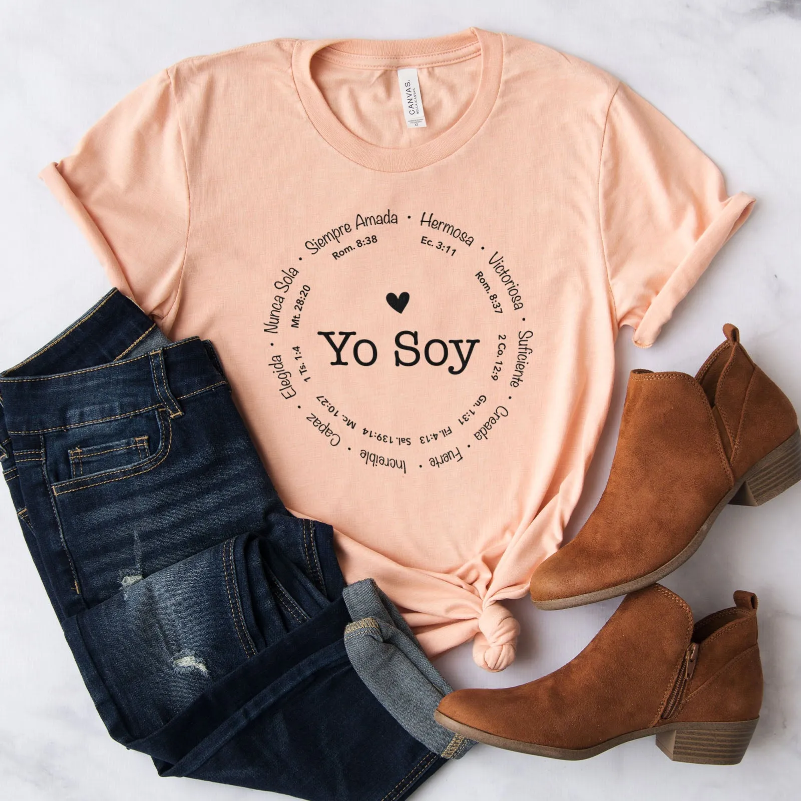 Yo Soy Inspiracion Tee sold by Faithful and Co.