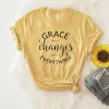 Grace Changes Everything - Round Tee sold by Faithful and Co.