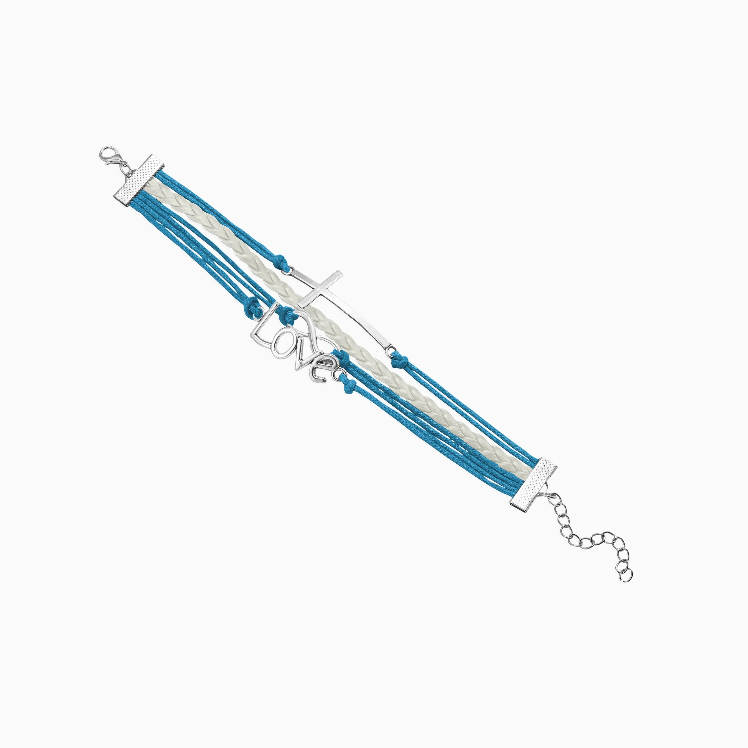 Love and Infinity Cross Charm Bracelet sold by Faithful and Co. product image thumbnail 5