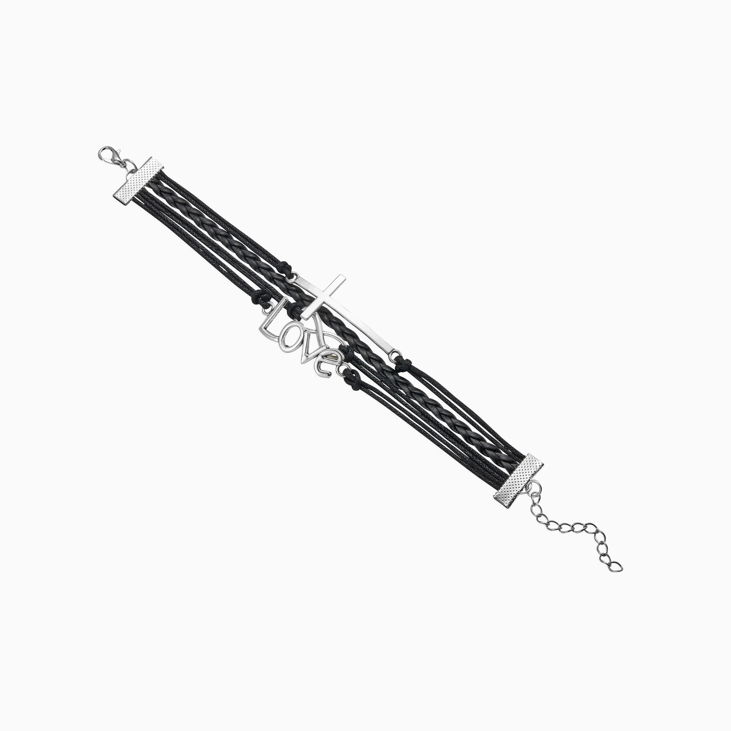 Love and Infinity Cross Charm Bracelet sold by Faithful and Co. product image thumbnail 2