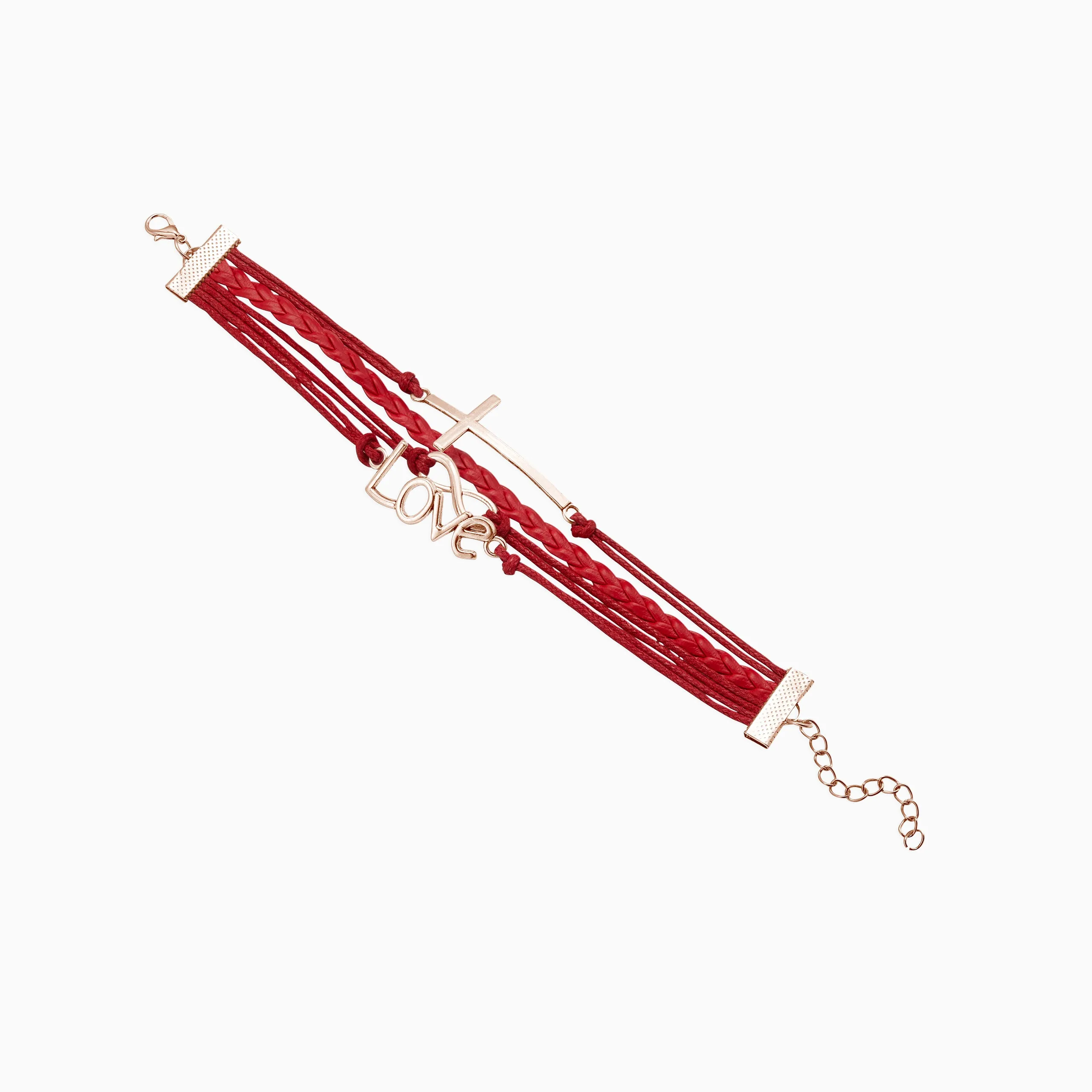 Love and Infinity Cross Charm Bracelet sold by Faithful and Co. product image thumbnail 4