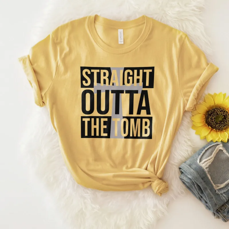 Straight Outta the Tomb Tee sold by Faithful and Co.