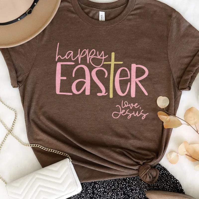 Happy Easter Tee sold by Faithful and Co.
