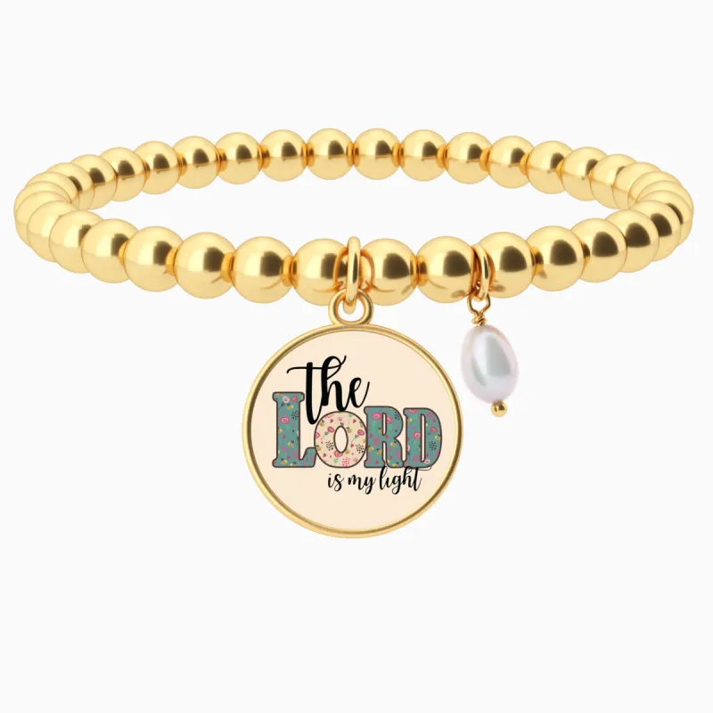The Lord Is My Light - Beaded Bracelet sold by Faithful and Co.