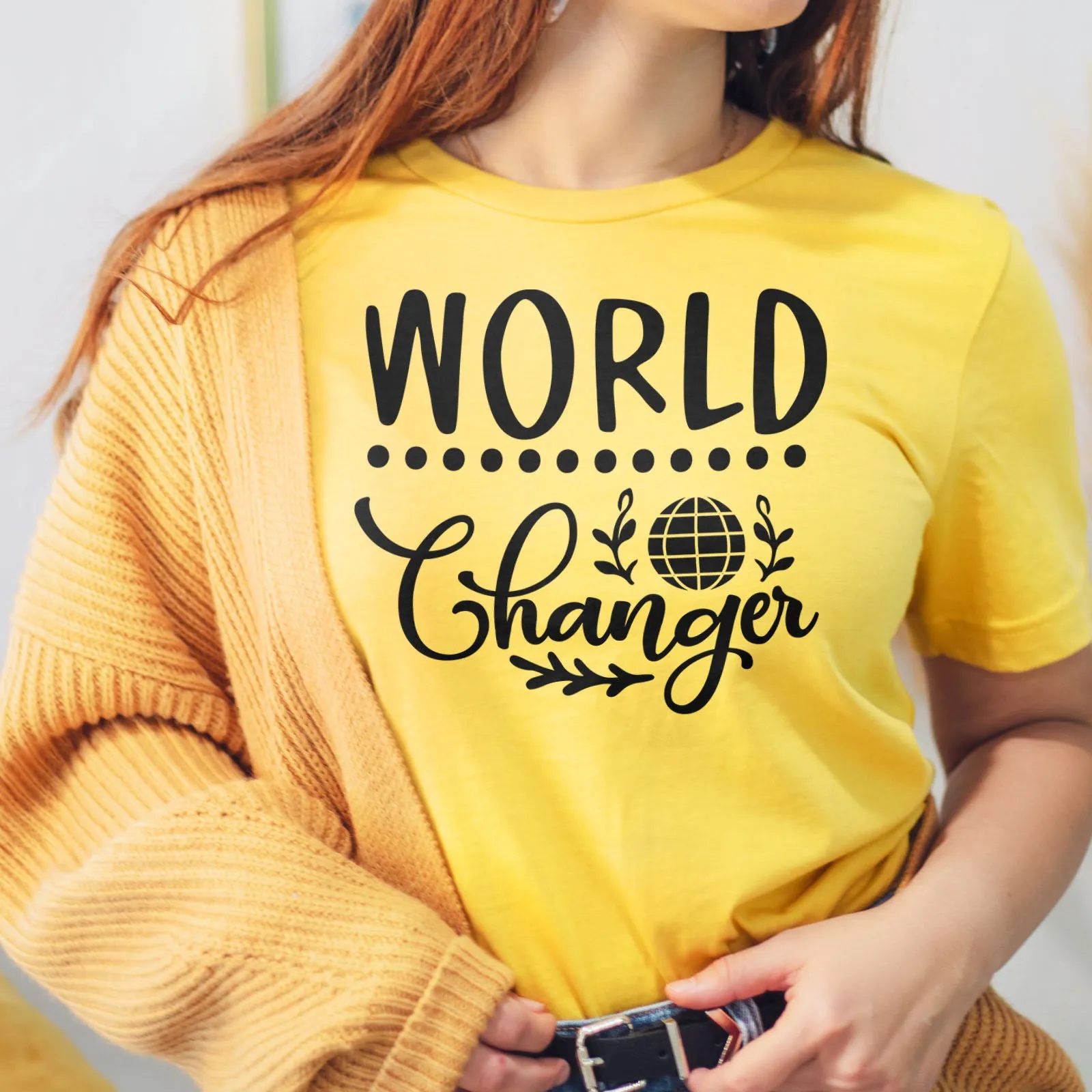 World Changer Tee sold by Faithful and Co. product image thumbnail 3
