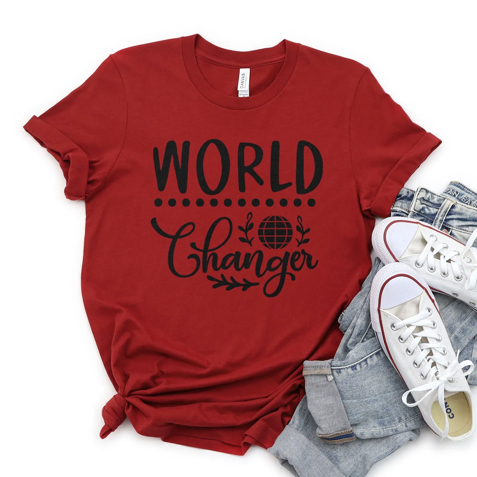 World Changer Tee sold by Faithful and Co. product image thumbnail 5