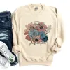The Lord Will Stand With You Vintage Floral Sweatshirt sold by Faithful and Co.