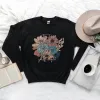 The Lord Will Stand With You Vintage Floral Sweatshirt sold by Faithful and Co.