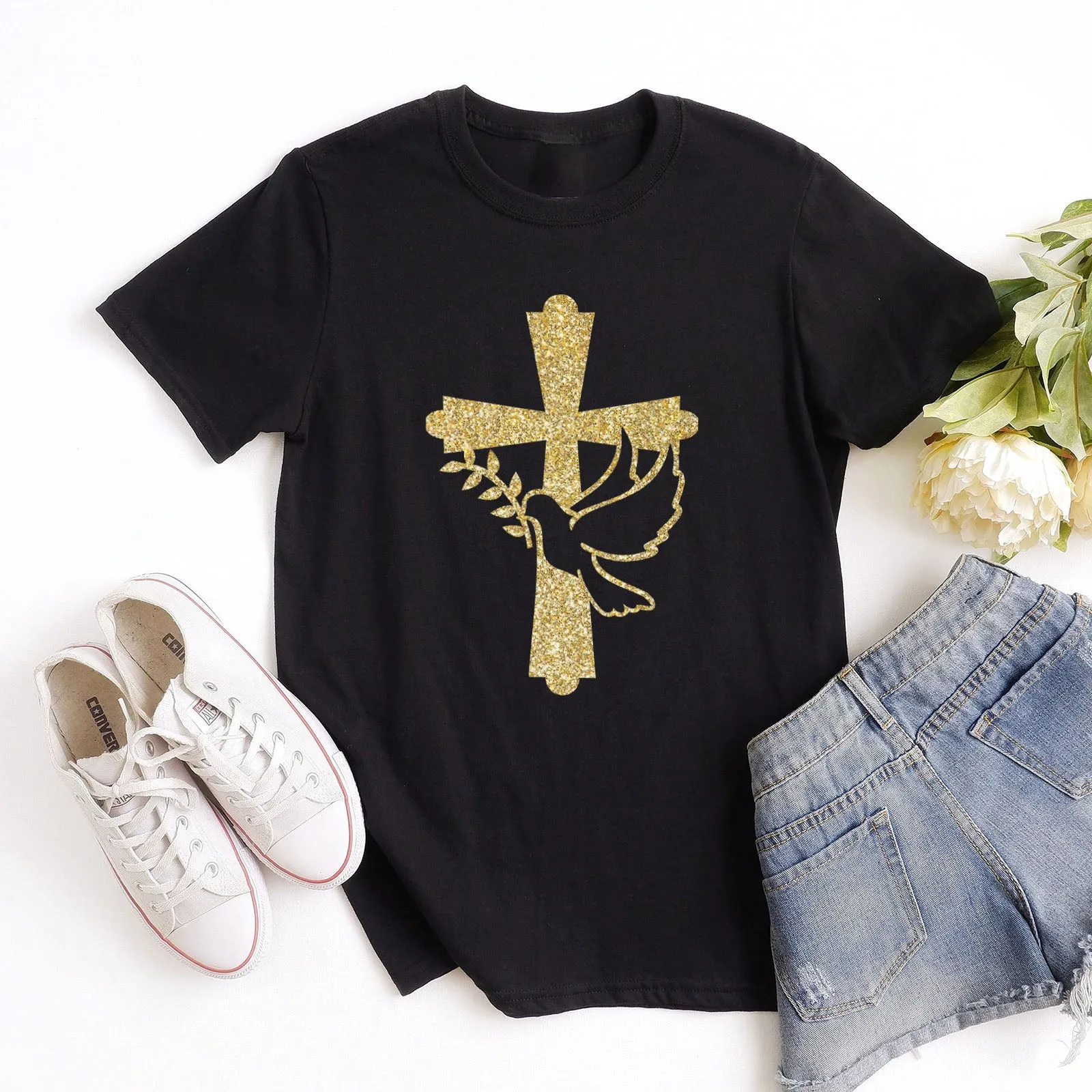 Dove of Peace Tee sold by Faithful and Co. product image thumbnail 3