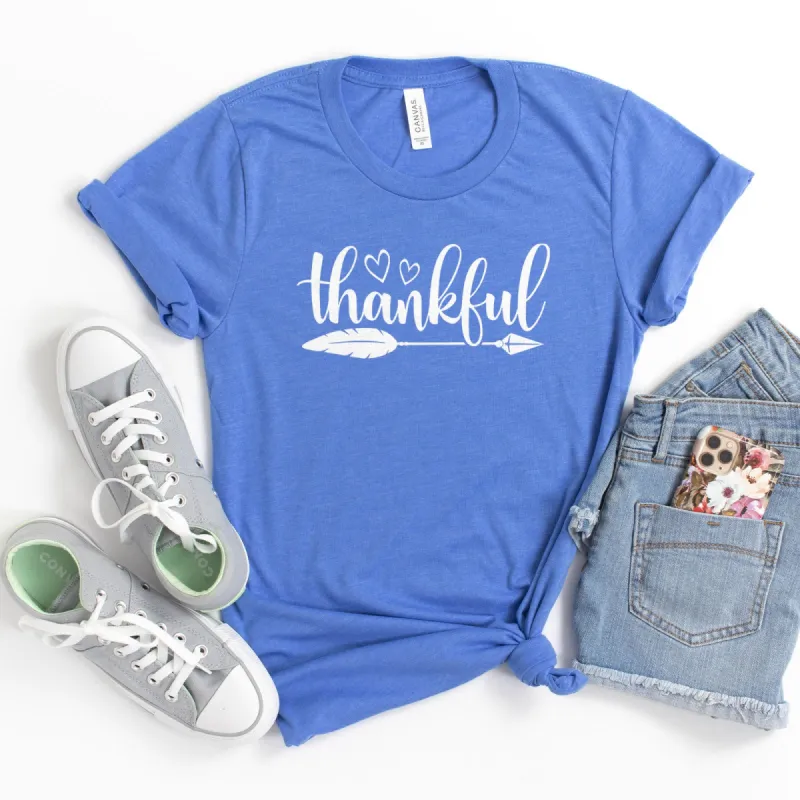 Thankful - Arrow Tee sold by Faithful and Co.