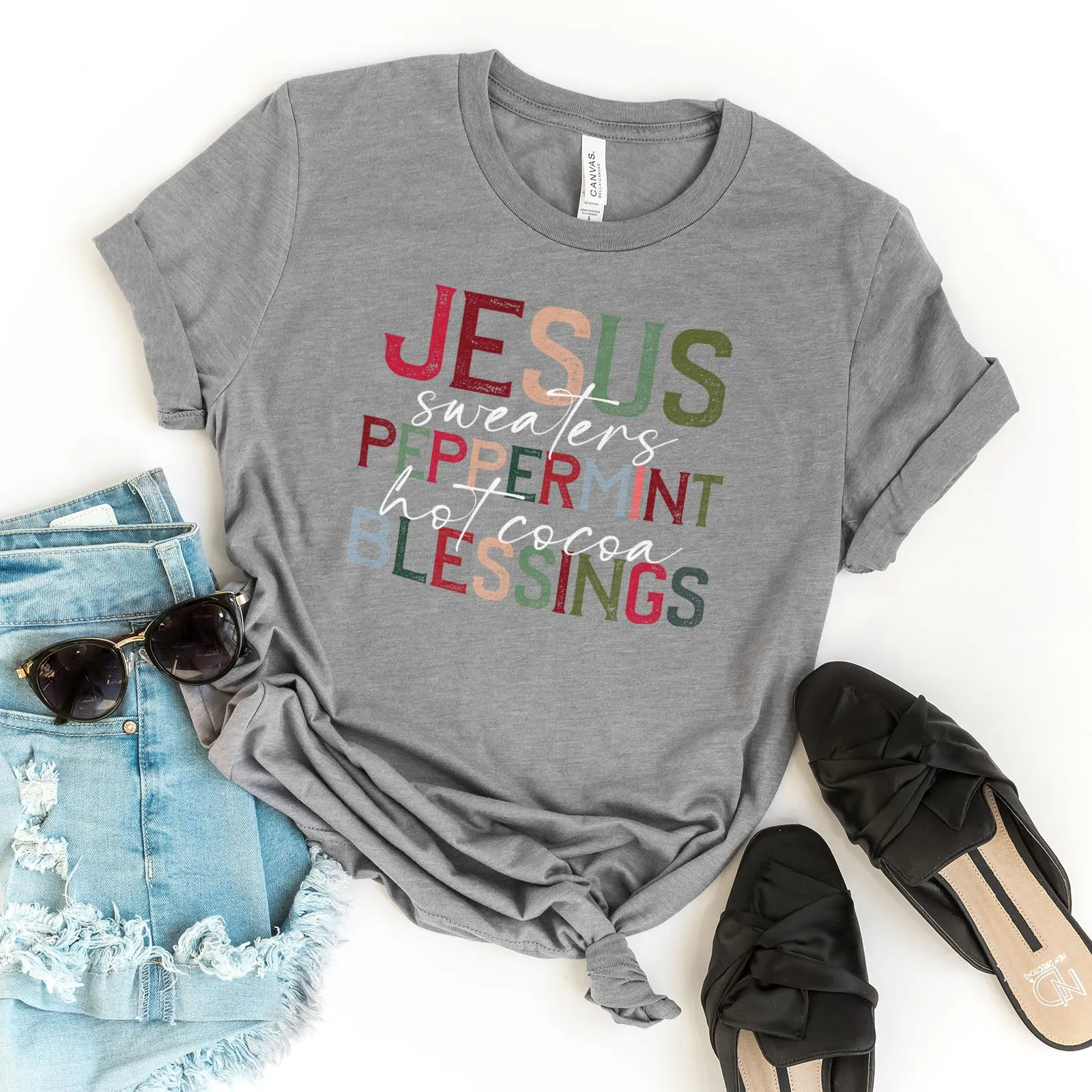 Jesus, Sweaters and Peppermint Tee sold by Faithful and Co. product image thumbnail 5