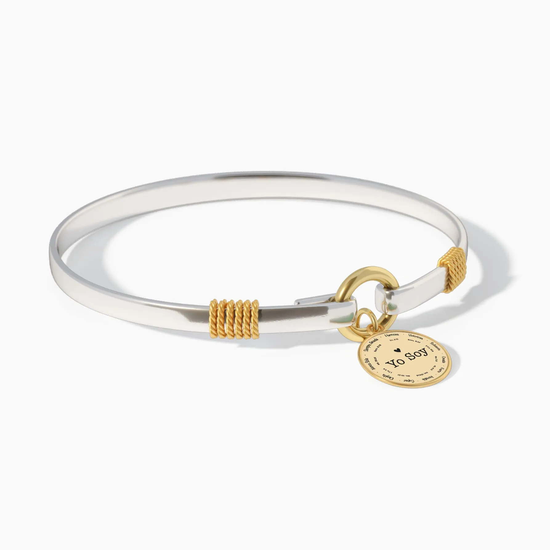 Yo Soy Inspiracion - Two-Tone Bracelet sold by Faithful and Co. product image thumbnail 4