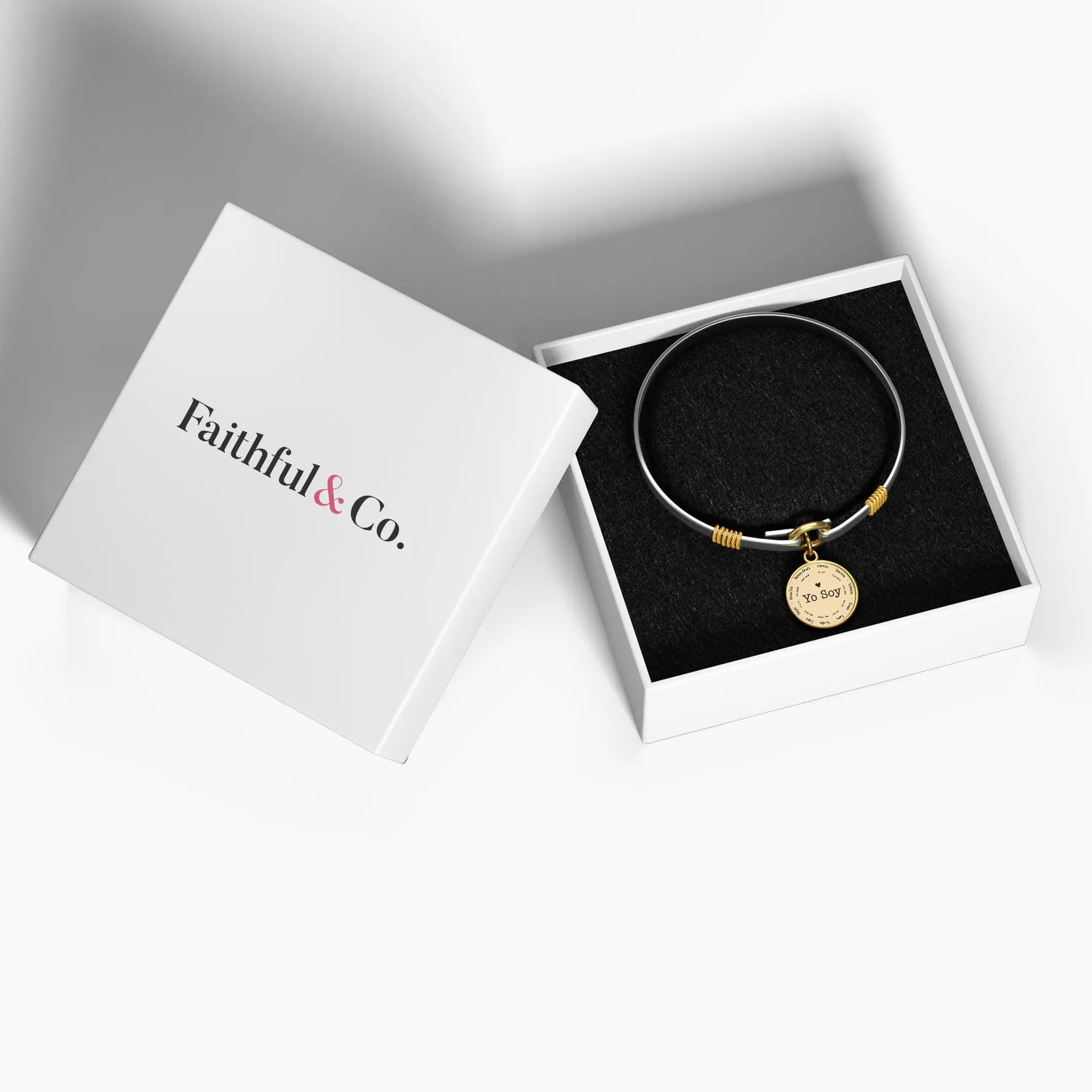 Yo Soy Inspiracion - Two-Tone Bracelet sold by Faithful and Co. product image thumbnail 3