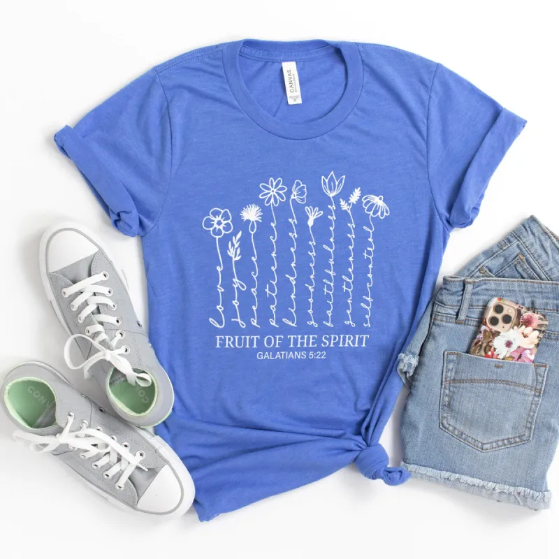 Fruit Of The Spirit Flowers Tee sold by Faithful and Co.