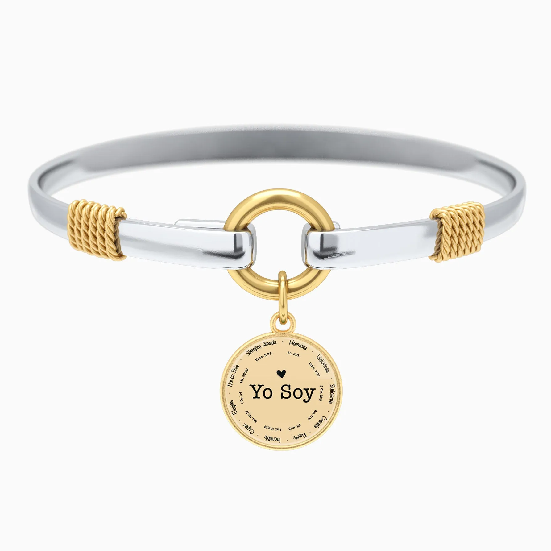Yo Soy Inspiracion - Two-Tone Bracelet sold by Faithful and Co.
